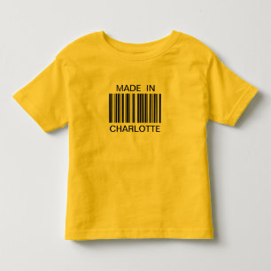 T-shirts de villes de code barres