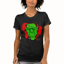 T-shirts déplaisants du monstre de Frankenstein,