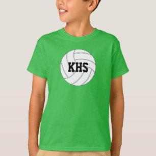 T-shirts d'équipe personnalisés du joueur de volle