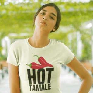 T-SHIRTS DES DAMES DE TAMALE CHAUD