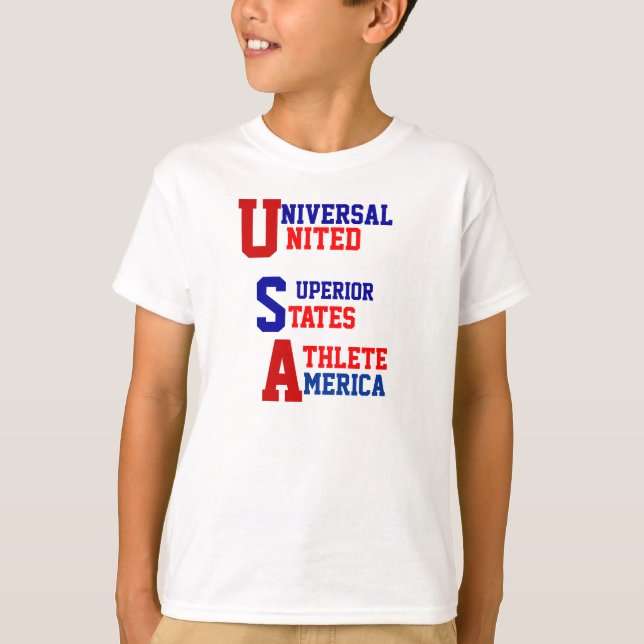 T-shirts des Jeux Olympiques d'Amérique (Devant)