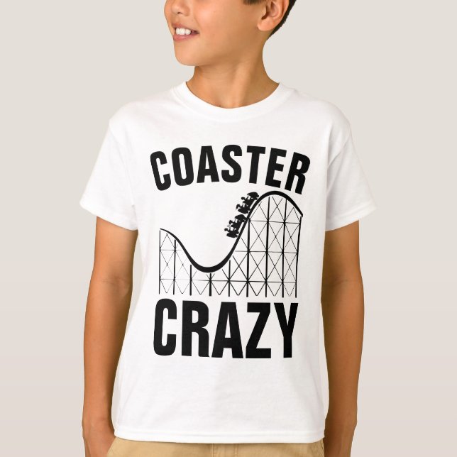 T-shirts DESSOUS DE VERRE ROLLERCOASTER (Devant)