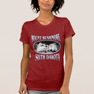 T-shirts d'obscurité du mont Rushmore le Dakota du