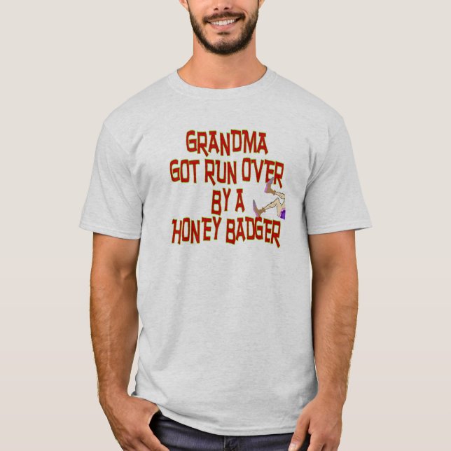 T-shirts drôle de blaireau de miel (Devant)