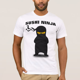 T-shirts drôle de NINJA de SUSHI