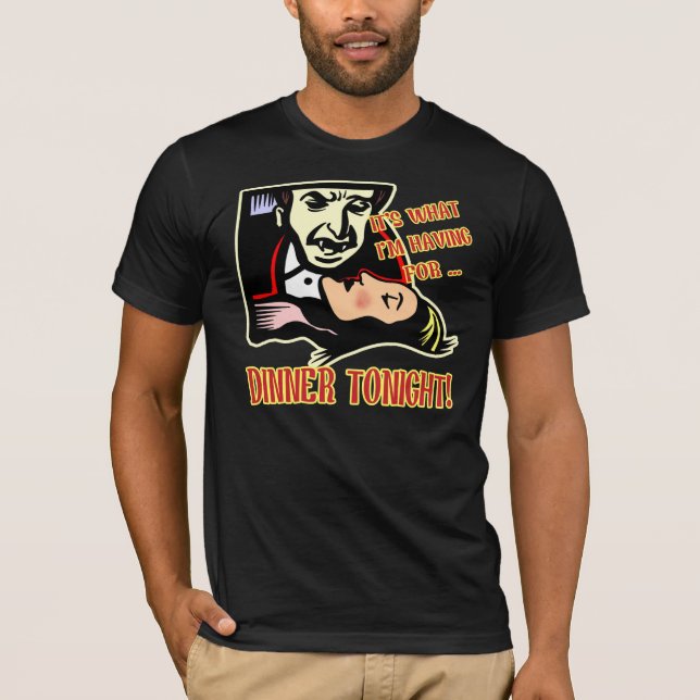 T-shirts drôle de vampire (Devant)