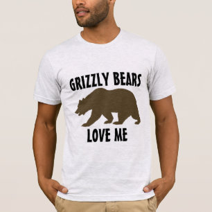 T-shirts drôles GRIZZLY BEARS M'AIMENT
