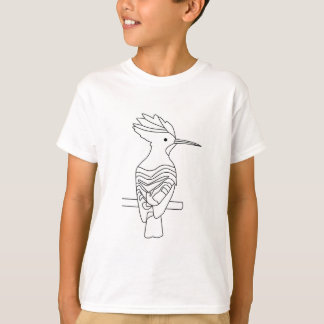 T-shirts drôles pour enfants Hoopoe