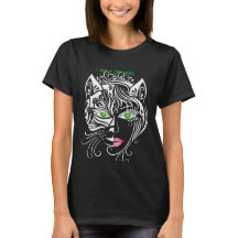T-shirts drôles pour femmes amatrices de chats