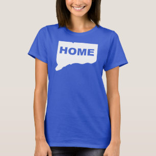 T-shirts du Connecticut, maison loin de l'État