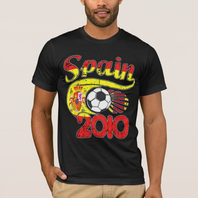 T-shirts du football de l'Espagne (Devant)