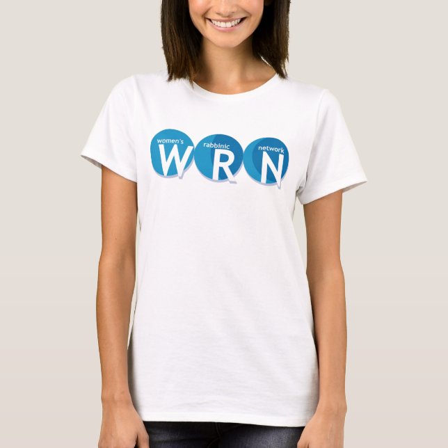T-shirts du réseau rabbinique féminin (Devant)