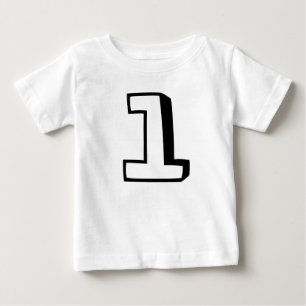 T-shirts d'un (1) anniversaire pour bébé