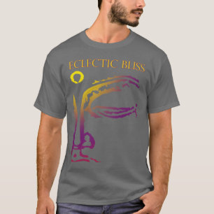 T-shirts éclectique de bonheur, longues douilles 