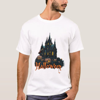 T-shirts éffrayants et élégants pour le logo d'Hal