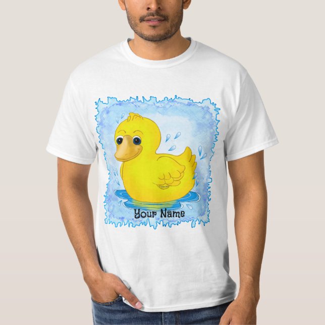 T-shirts en caoutchouc jaune (Devant)