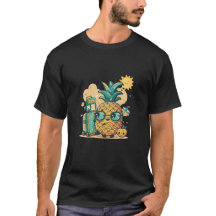 T-Shirts en couple ananas - Vibes tropicales