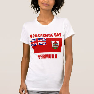 T-shirts EN FER À CHEVAL des Bermudes de BAIE,