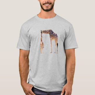 T-shirts en girafe d'Afrique