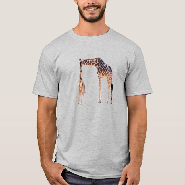 T-shirts en girafe d'Afrique (Devant)