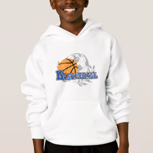 T-shirts et cadeaux bleus de basket-ball