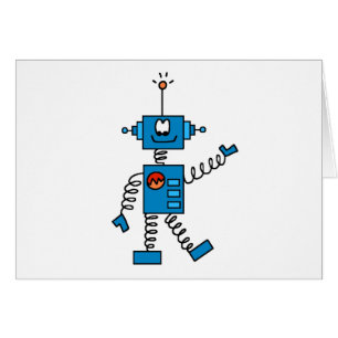 T-shirts et cadeaux bleus de robot