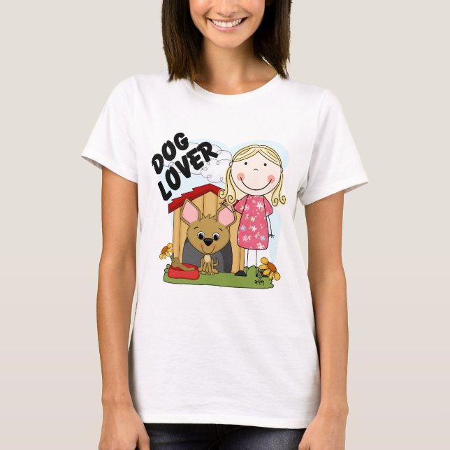 T-shirts et cadeaux blonds de fille d'amoureux des (Devant)