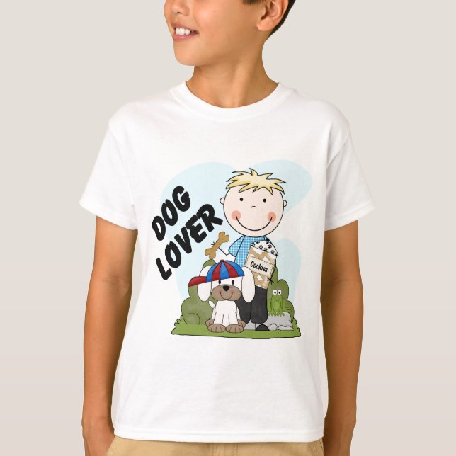 T-shirts et cadeaux blonds de garçon d'amoureux (Devant)