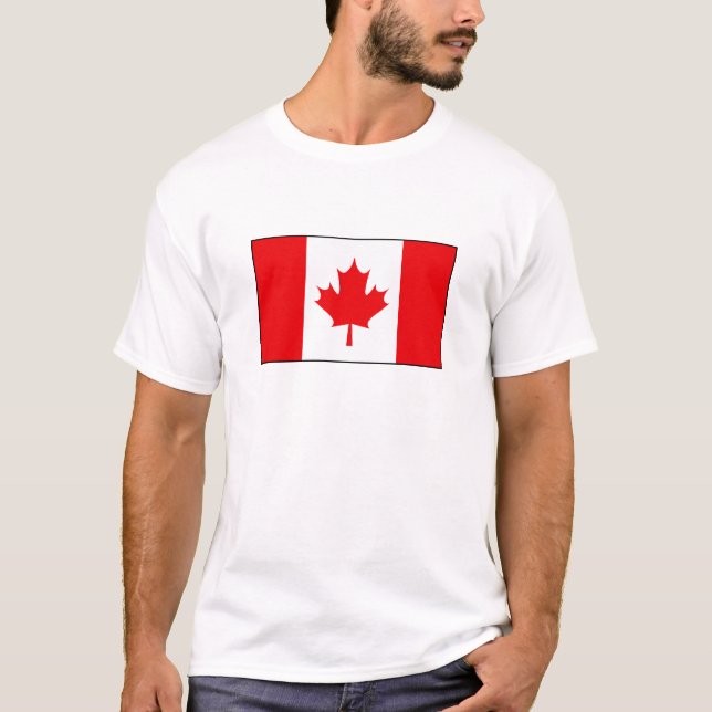 T-shirts et cadeaux canadiens de drapeau (Devant)