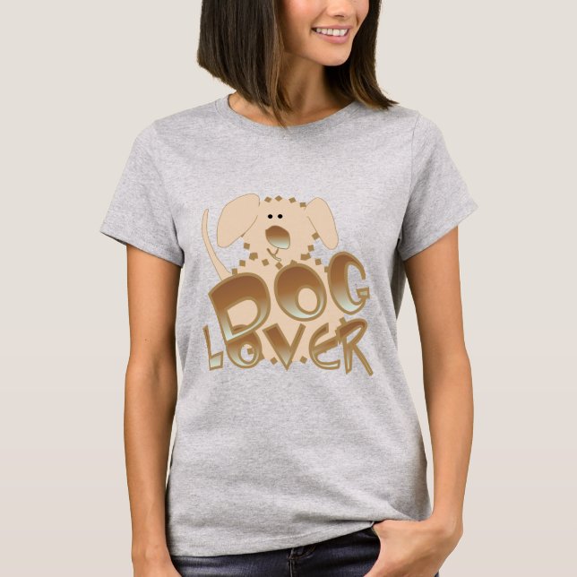 T-shirts et cadeaux d'amoureux des chiens de Brown (Devant)