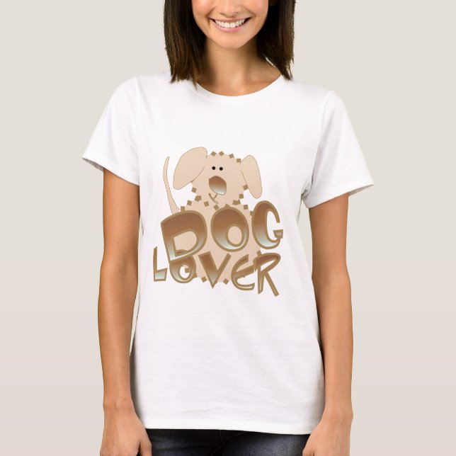 T-shirts et cadeaux d'amoureux des chiens de Brown (Devant)