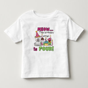 T-shirts et cadeaux d'anniversaire 4th Kitten