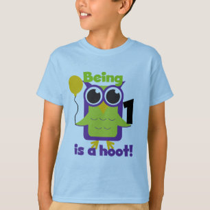 T-shirts et cadeaux d'anniversaire de Hoot Owl 1er