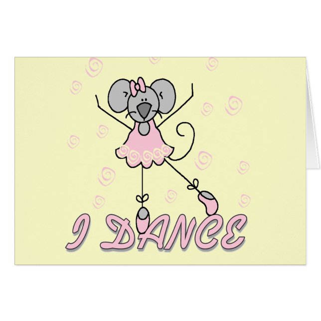T-shirts et cadeaux de ballet de souris (Devant horizontal)