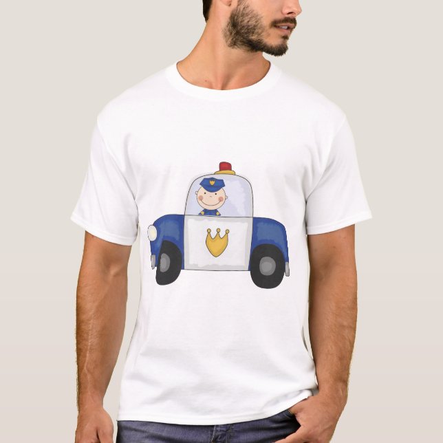 T-shirts et cadeaux de croiseur de police (Devant)