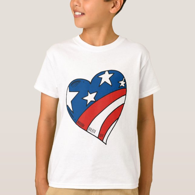 T-shirts et cadeaux de drapeau des Etats-Unis de (Devant)