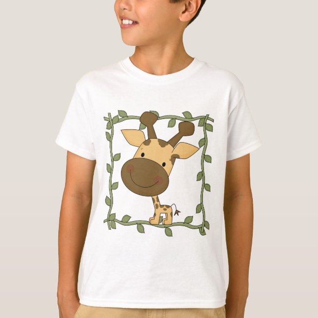 T-shirts et cadeaux de girafe de bébé (Devant)