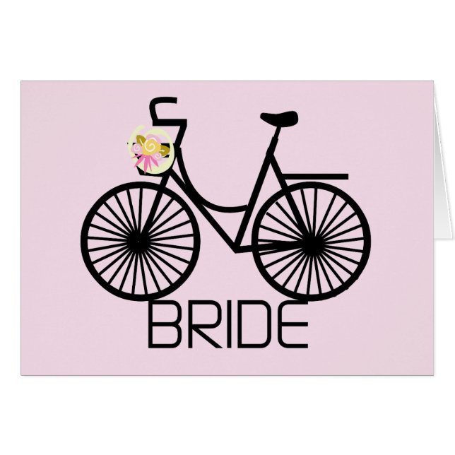 T-shirts et cadeaux de jeune mariée de bicyclette (Devant horizontal)