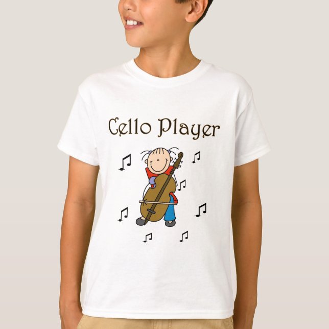 T-shirts et cadeaux de joueur de violoncelle (Devant)