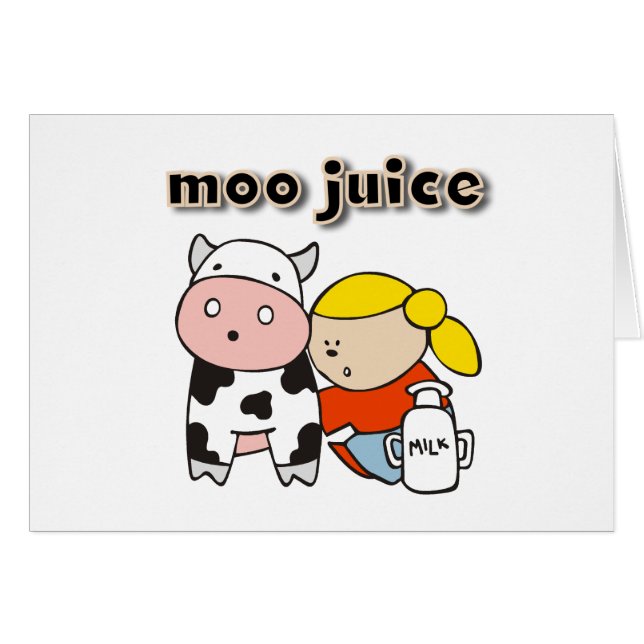 T-shirts et cadeaux de jus de MOO (Devant horizontal)