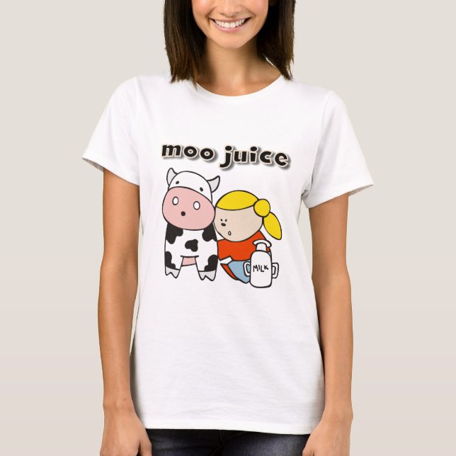 T-shirts et cadeaux de jus de MOO (Devant)