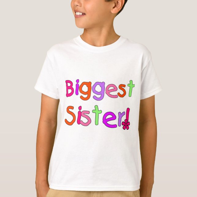 T-shirts et cadeaux de la plus grande soeur (Devant)