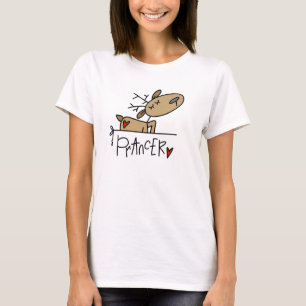 T-shirts et cadeaux de Noël de renne de Prancer