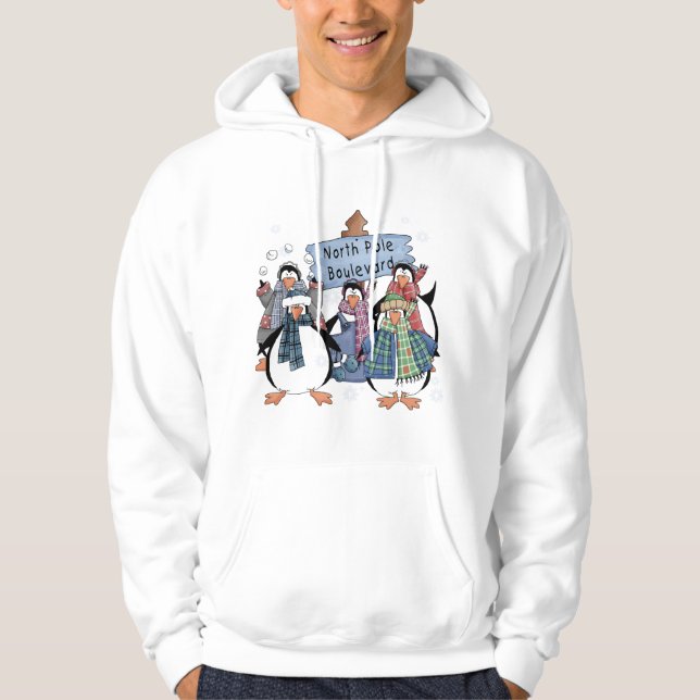T-shirts et cadeaux de pingouins de Pôle Nord (Devant)