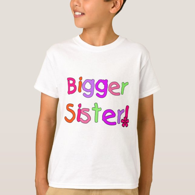 T-shirts et cadeaux de plus grande soeur (Devant)