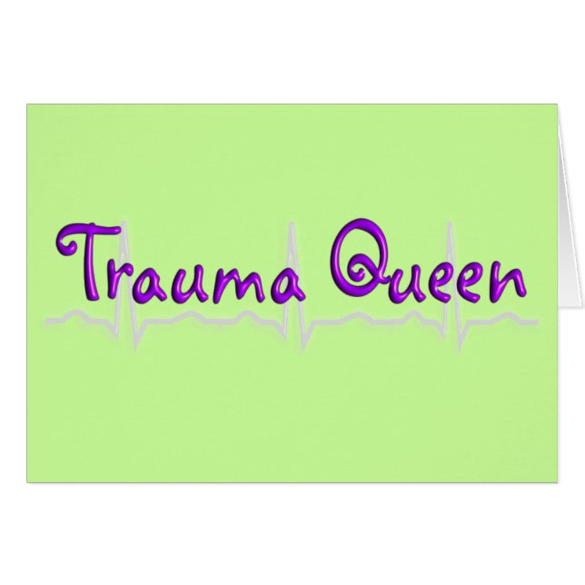 T-shirts et cadeaux de Queen de traumatisme (Devant horizontal)