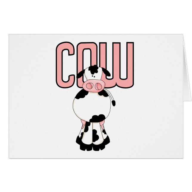 T-shirts et cadeaux de vache (Devant horizontal)