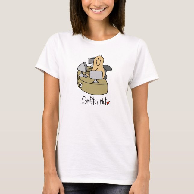 T-shirts et cadeaux d'écrou d'ordinateur (Devant)