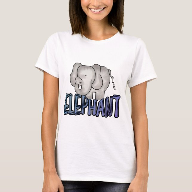 T-shirts et cadeaux d'éléphant (Devant)