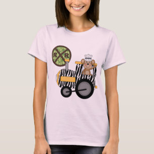 T-shirts et cadeaux d'ingénieur de train de singe